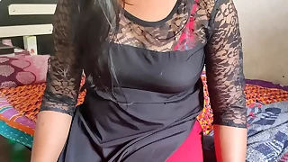 Stepsister seduces stepbrother and gives foremost sexual experience, clear Hindi audio all over Hindi dirty talk - Roleplay