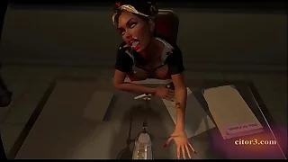 Citor3 3D VR Game peaches latex nurse sucks cum through urethra check tick off